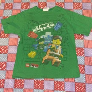 LEGO Movie Green T-Shirt with Colorful Characters XS 4/5